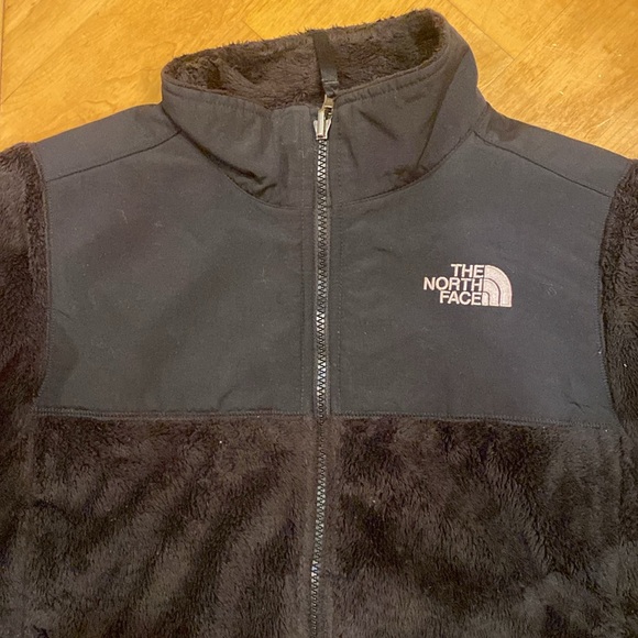 North face girls black fleece jacket - Picture 2 of 7